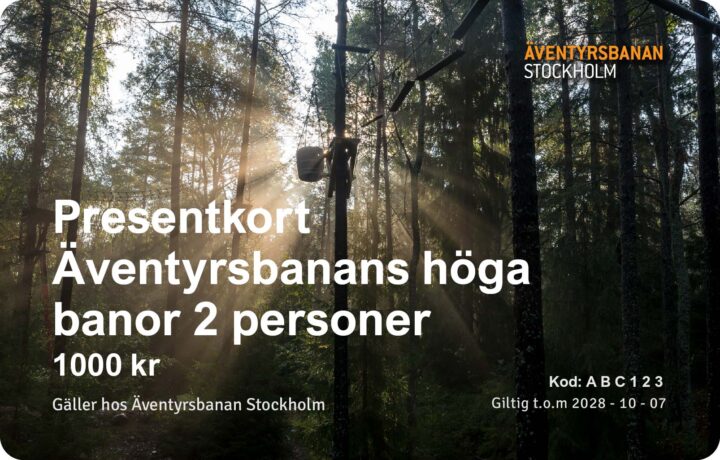 Presentkort – till hemsidan ny